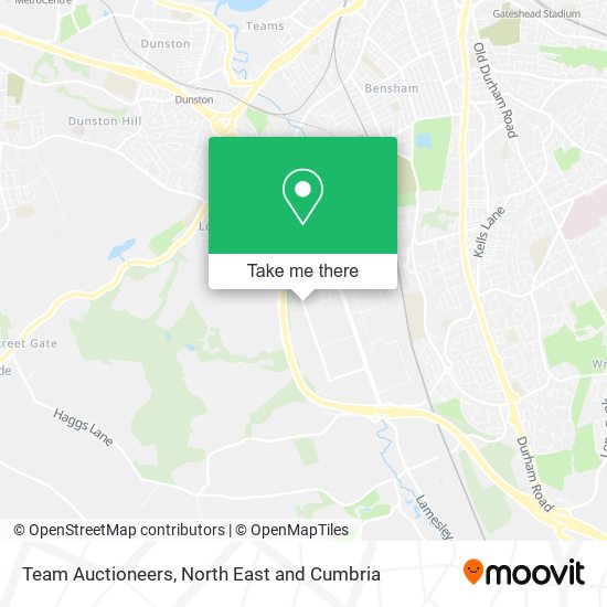 Team Auctioneers map