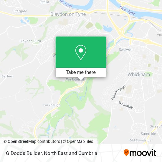 G Dodds Builder map