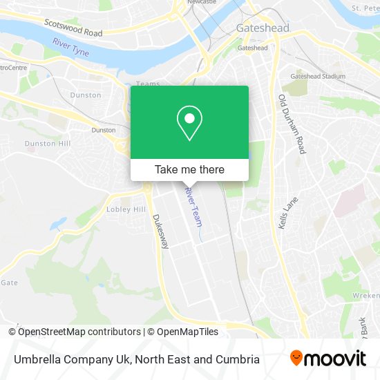 Umbrella Company Uk map