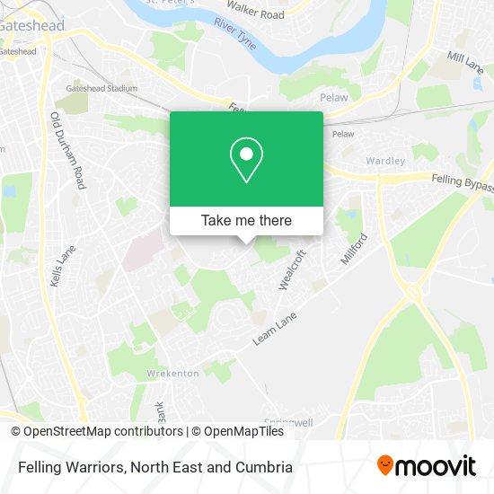 Felling Warriors map