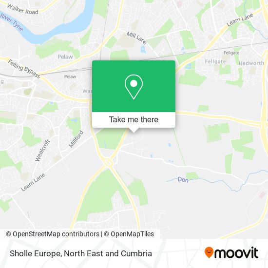 Sholle Europe map