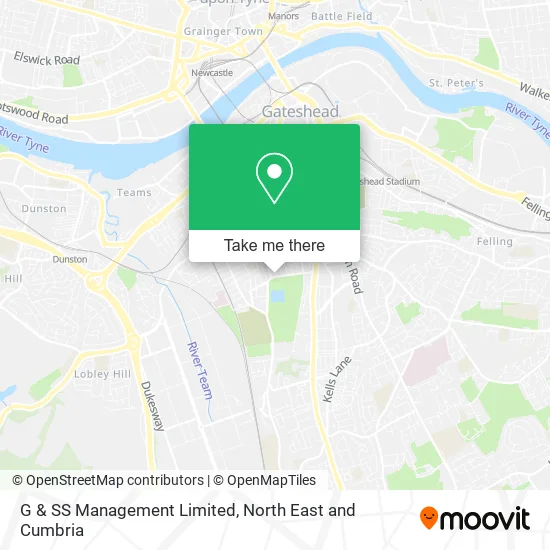 G & SS Management Limited map