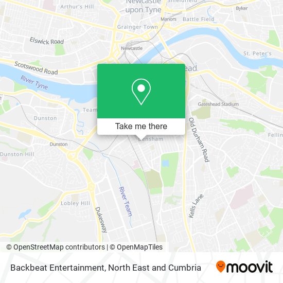 Backbeat Entertainment map