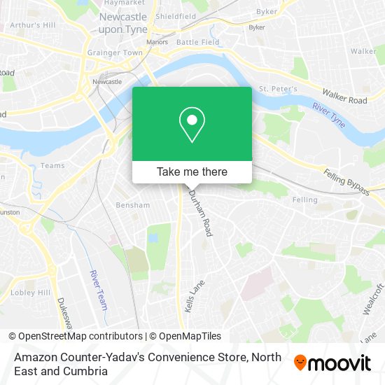 Amazon Counter-Yadav's Convenience Store map