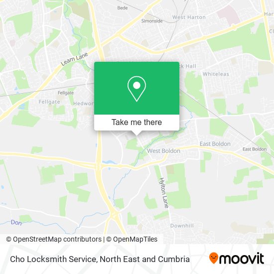 Cho Locksmith Service map