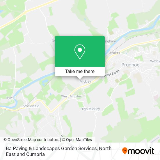 Ba Paving & Landscapes Garden Services map