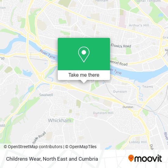 Childrens Wear map