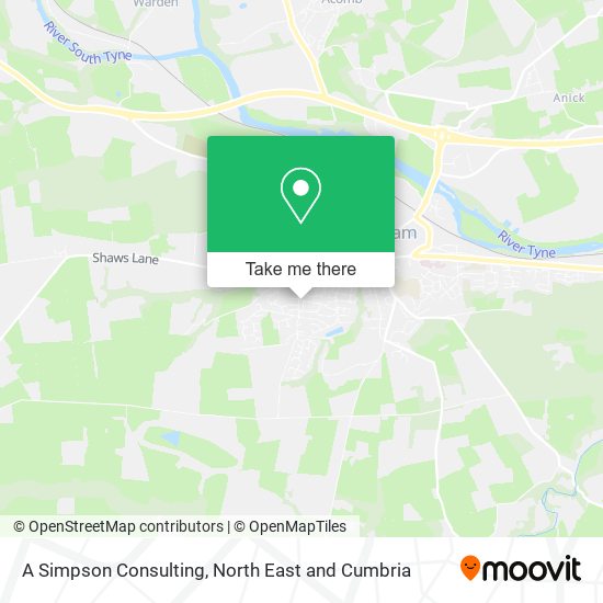 A Simpson Consulting map