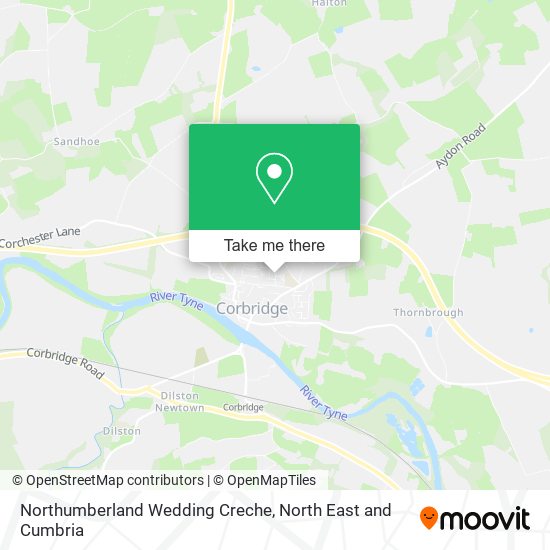 Northumberland Wedding Creche map