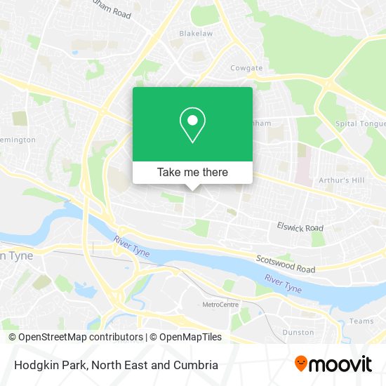 Hodgkin Park map