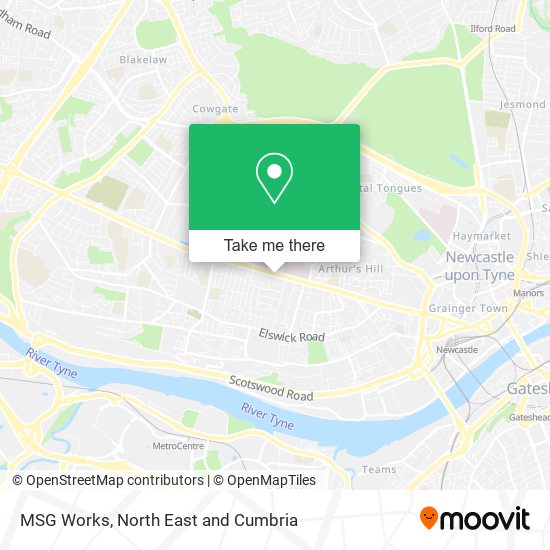 MSG Works map