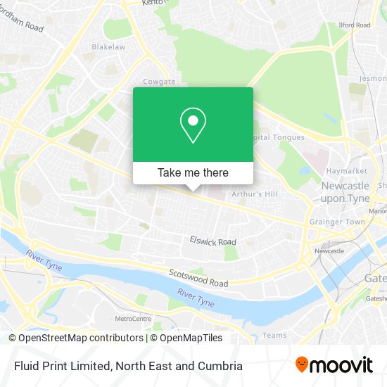 Fluid Print Limited map