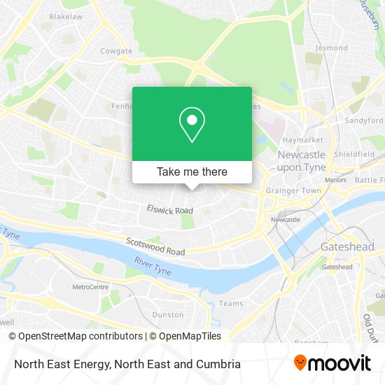 North East Energy map