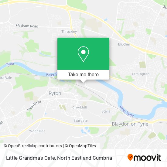 Little Grandma's Cafe map
