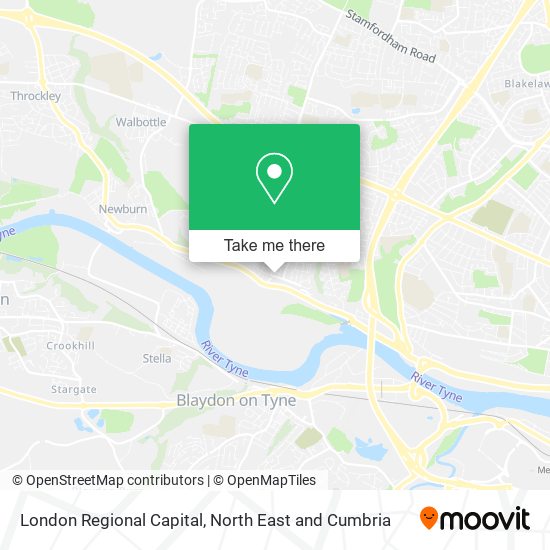 London Regional Capital map