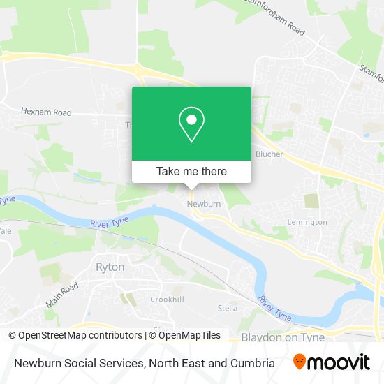 Newburn Social Services map