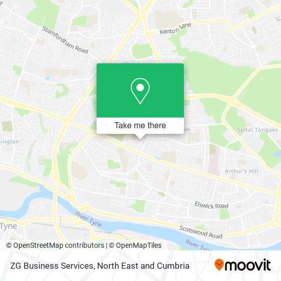 ZG Business Services map