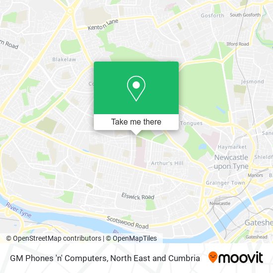 GM Phones 'n' Computers map