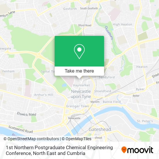 1st Northern Postgraduate Chemical Engineering Conference map