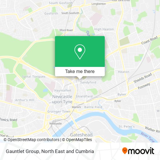 Gauntlet Group map