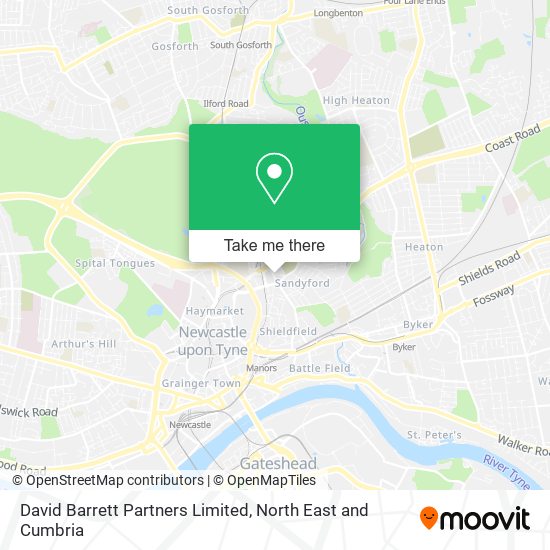 David Barrett Partners Limited map