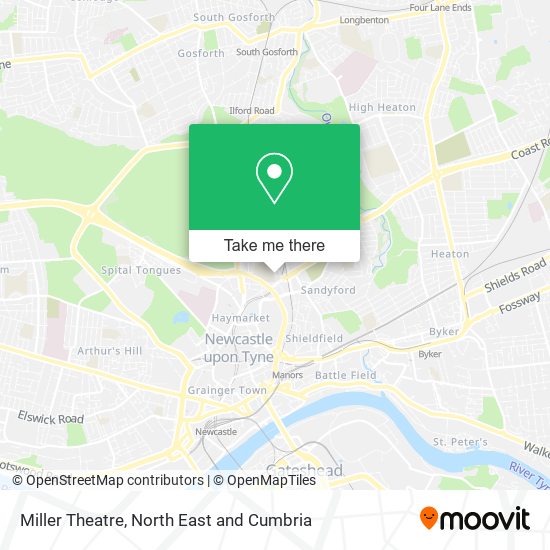 Miller Theatre map