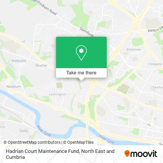 Hadrian Court Maintenance Fund map