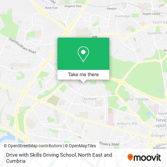 Drive with Skills Driving School map