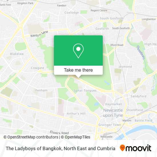 The Ladyboys of Bangkok map