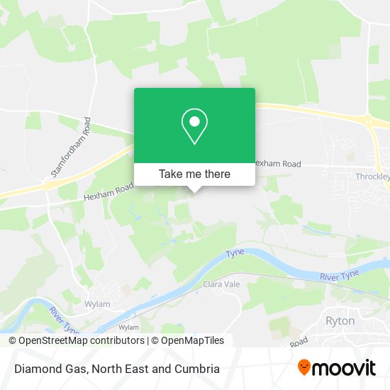Diamond Gas map
