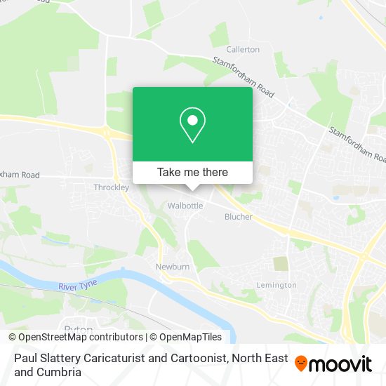 Paul Slattery Caricaturist and Cartoonist map