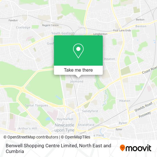 Benwell Shopping Centre Limited map