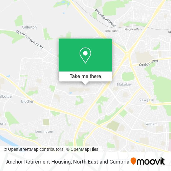 Anchor Retirement Housing map
