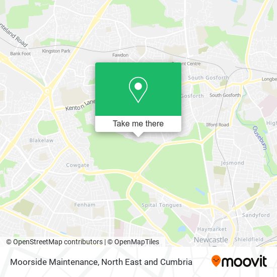 Moorside Maintenance map