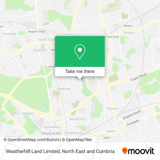 Weatherhill Land Limited map