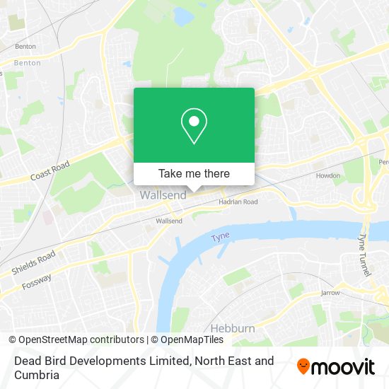 Dead Bird Developments Limited map