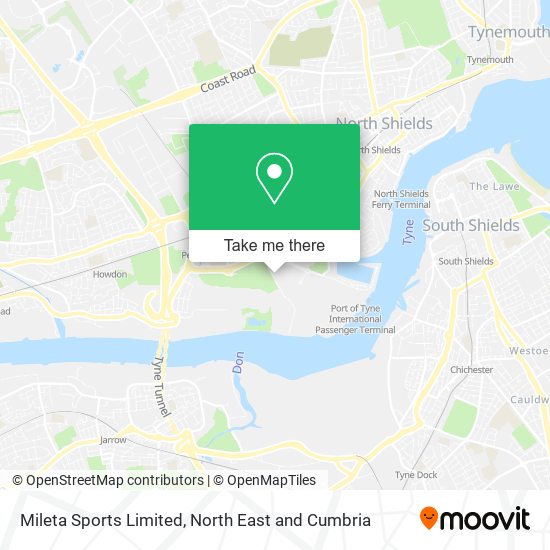 Mileta Sports Limited map