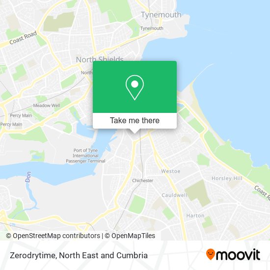 Zerodrytime map