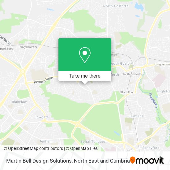 Martin Bell Design Solutions map