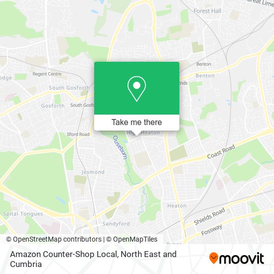 Amazon Counter-Shop Local map