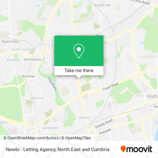 Newbi - Letting Agency map