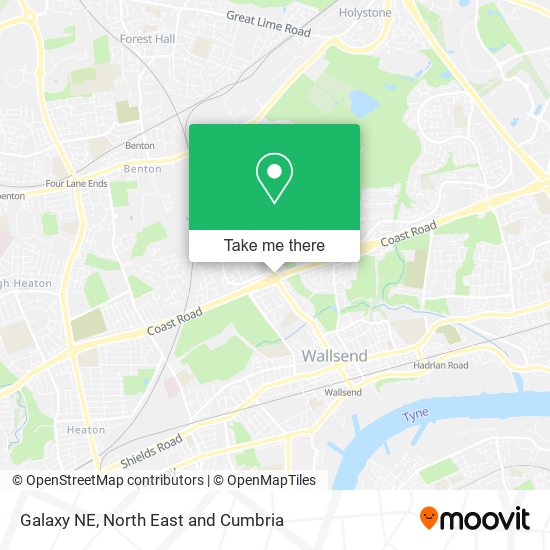 Galaxy NE map