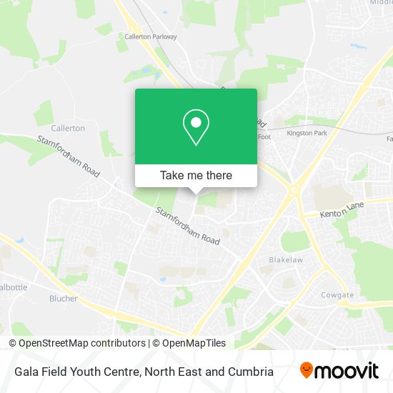 Gala Field Youth Centre map