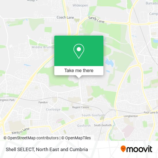 Shell SELECT map