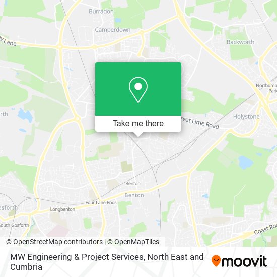 MW Engineering & Project Services map