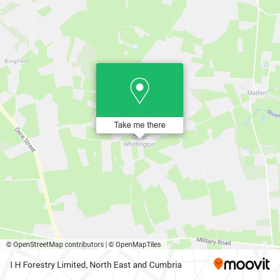 I H Forestry Limited map