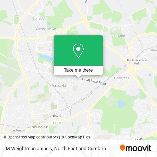 M Weightman Joinery map