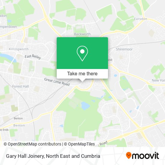 Gary Hall Joinery map