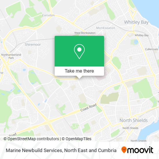 Marine Newbuild Services map