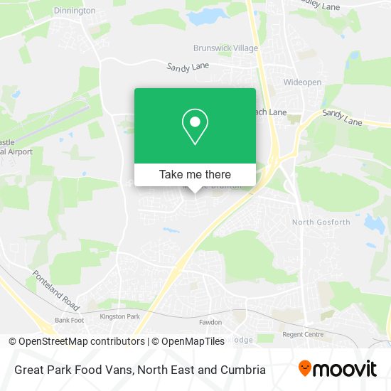 Great Park Food Vans map
